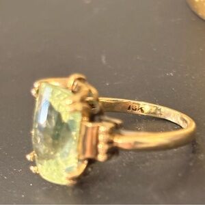 Stunning Green peridot Gemstone Ring